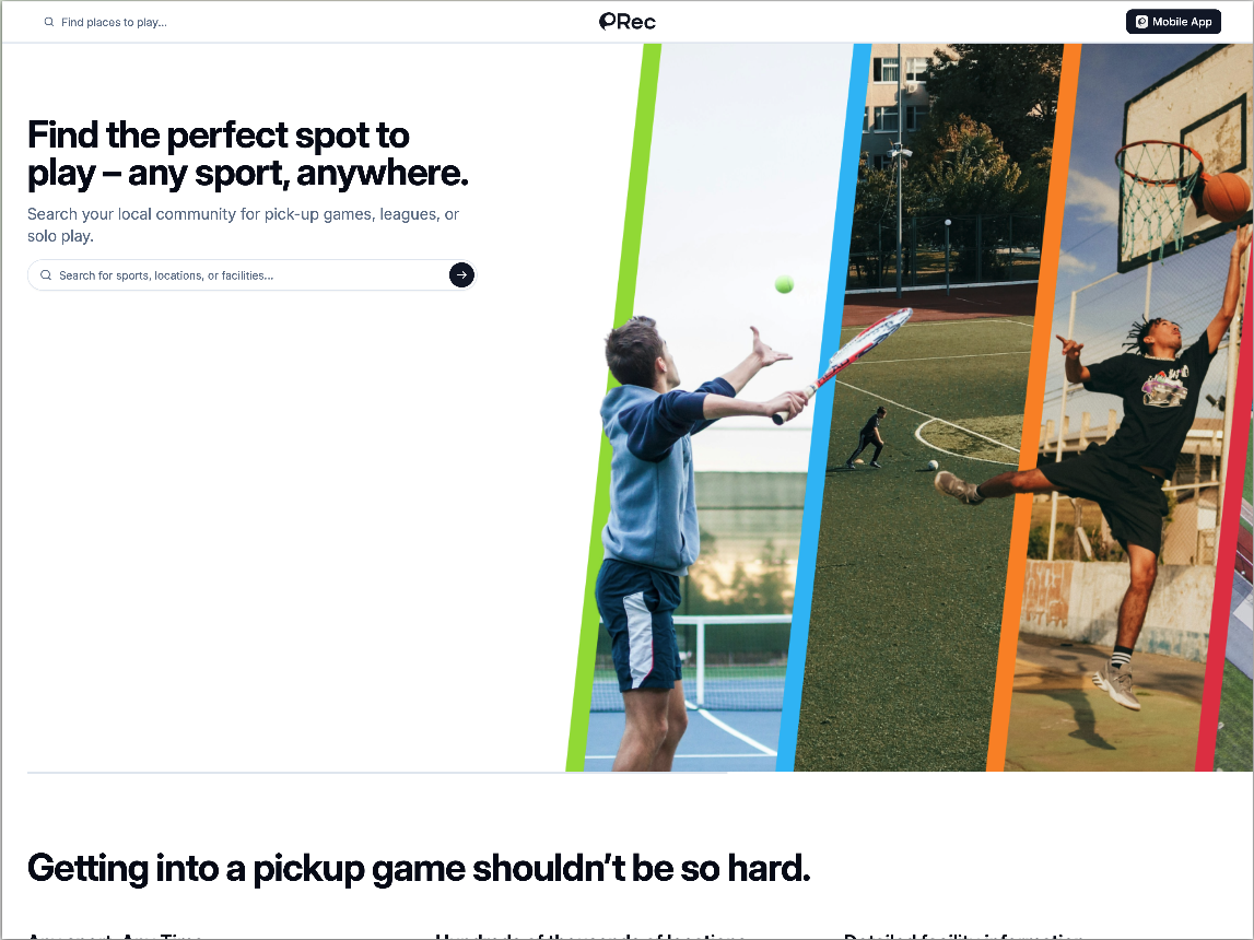 Rec Sports screenshot